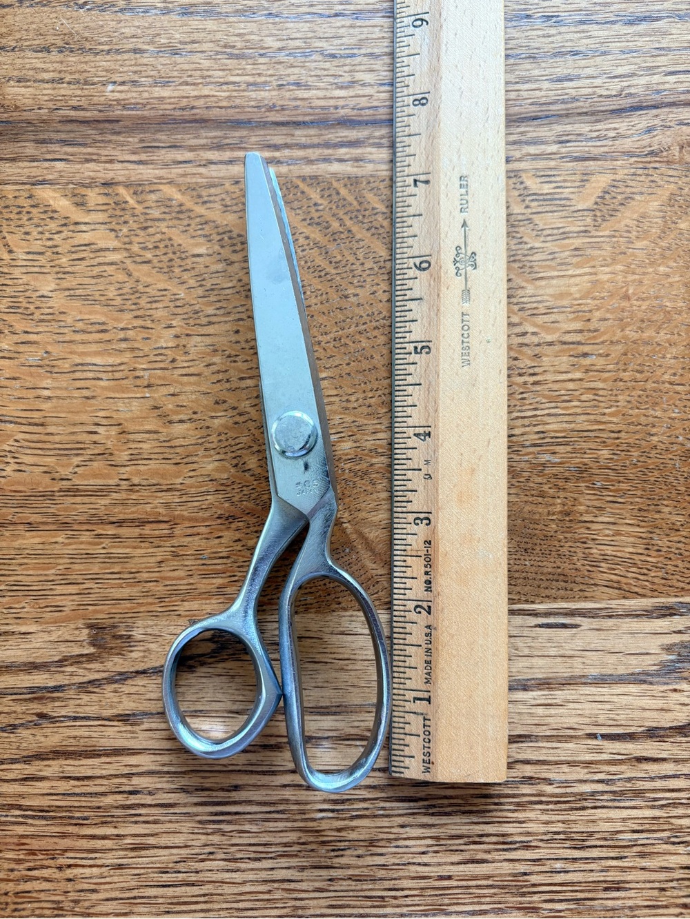 VTG Pinking Shears Vanguard #85 Scissors- Sewing-Stainless- Made in Japan- ~7 - Picture 10 of 13